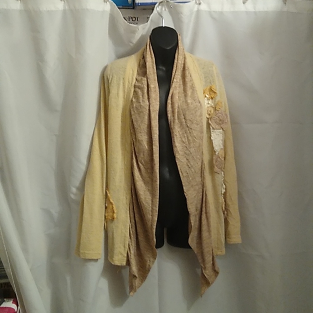 LuLumari tan cardigan